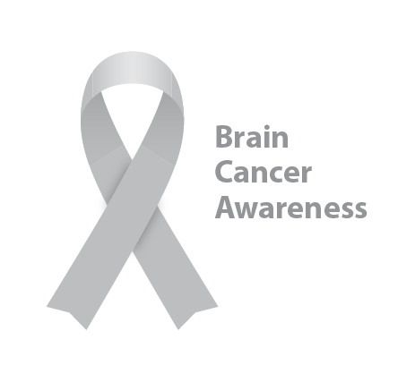 Brain Cancer Awareness Ribbon